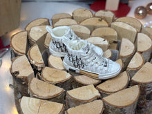 Load image into Gallery viewer, White tennis shoes for 16 scale dolls miniature tennis shoes for fashion dolls