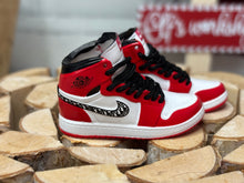 Load image into Gallery viewer, Red tennis shoes for Ken, realistic 16 scale shoes for dolls