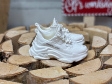 Load image into Gallery viewer, White luxury shoes for barbie dolls 1/6 scale miniature tennis shoes