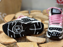 Load image into Gallery viewer, Luxury tennis shoes for barbie dolls miniature luxury CC shoes 1/6 scale