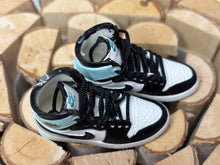 Load image into Gallery viewer, Light blue and white realistic, tennis shoes, 16 scale tennis shoes for Ken