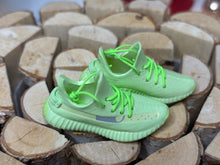 Load image into Gallery viewer, Lime green tennis shoes for 1/6 scale dolls like barbie miniature shoes