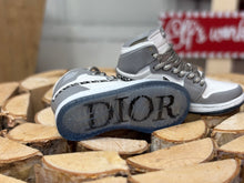 Load image into Gallery viewer, Grey tennis shoes for 1/6 scale dolls miniature shoes