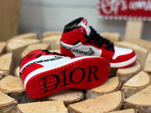 Load image into Gallery viewer, Red tennis shoes for Ken, realistic 16 scale shoes for dolls