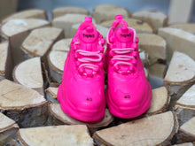 Load image into Gallery viewer, Pink tennis shoes for barbie dolls miniature luxury shoes 1/6 scale