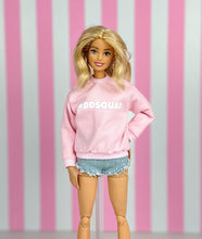 Load image into Gallery viewer, Delightful Dolls Sweatshirt , #ddsquad and The doll Tailor Sweaters for Barbie dolls