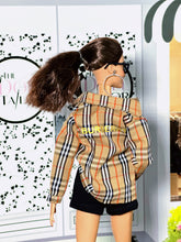 Load image into Gallery viewer, Tartan shirt for Barbie doll