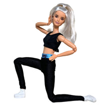 Load image into Gallery viewer, Black leggings for Barbie dolls