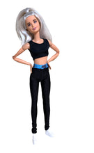 Load image into Gallery viewer, Black leggings for Barbie dolls