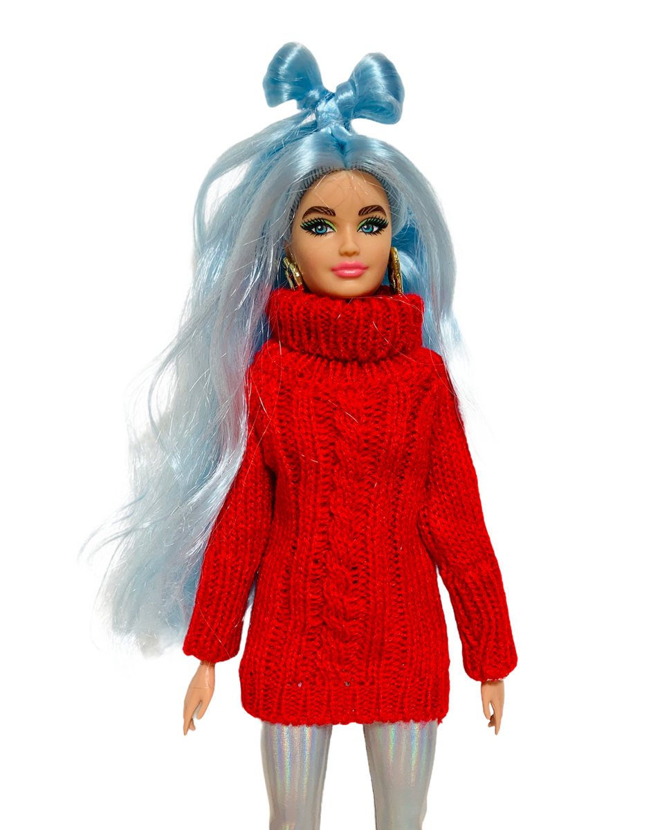 Barbie Doll Sweater Hand Knitted Sweaters The Doll Tailor 