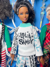 Load image into Gallery viewer, Christmas pajamas for fashion dolls 11.5” Christmas sleepwear set
