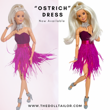 Load image into Gallery viewer, Pink dress for Barbie doll cocktail dress