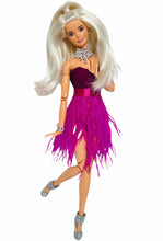 Load image into Gallery viewer, Pink dress for Barbie doll cocktail dress