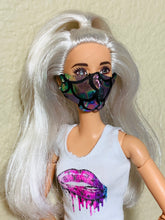 Load image into Gallery viewer, Metallic face mask for Barbie Dolls
