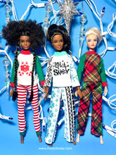 Load image into Gallery viewer, Christmas pajamas for fashion dolls 11.5” Christmas sleepwear set