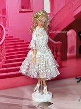 Load image into Gallery viewer, White tulle dress for barbie doll
