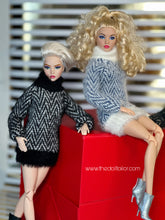 Load image into Gallery viewer, Cozy turtle neck sweaters for barbie dolls
