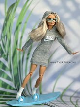 Load image into Gallery viewer, Grey dress for Barbie doll
