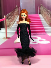 Load image into Gallery viewer, Black dress for barbie doll
