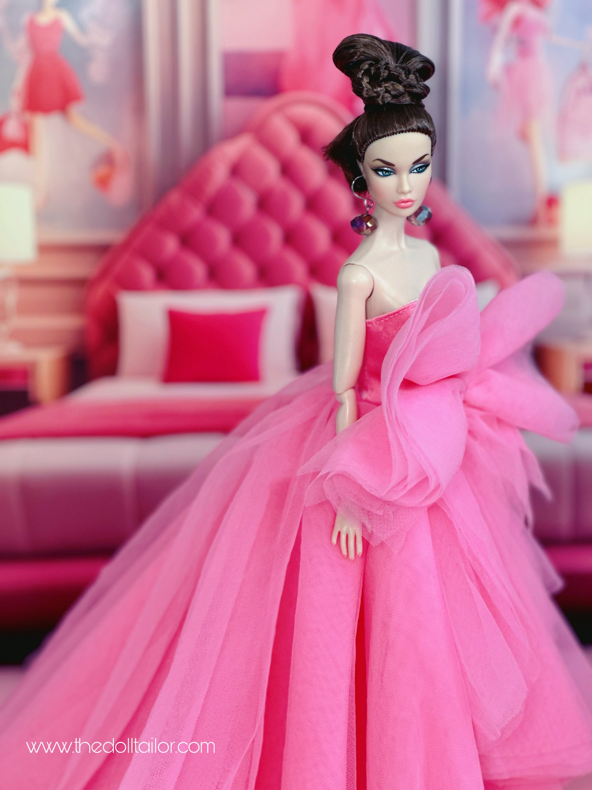 doll dress Gabriella Fashion Doll Dress Crochet Pattern