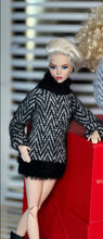 Load image into Gallery viewer, Cozy turtle neck sweaters for barbie dolls
