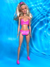Load image into Gallery viewer, Pink bathing Suit for Barbie Doll pink bikini
