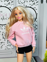 Load image into Gallery viewer, Pink sweater for Barbie dolls
