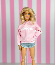 Load image into Gallery viewer, Delightful Dolls Sweatshirt and #ddsquad Sweater for Barbie doll
