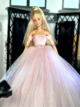 Load image into Gallery viewer, Pink wedding dress for barbie doll
