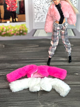 Load image into Gallery viewer, Pink Barbie fur coats
