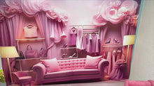 Load and play video in Gallery viewer, Pink barbie Closet backdrop
