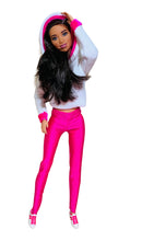 Load image into Gallery viewer, Pink leggings for Barbie doll
