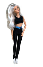 Load image into Gallery viewer, Black leggings for Barbie dolls
