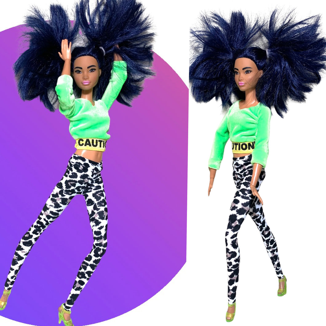 Leopard leggings for Barbie Doll Barbie clothes