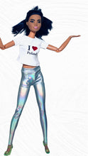 Load image into Gallery viewer, Holographic leggings for Barbie Doll
