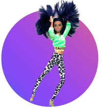 Load image into Gallery viewer, Leopard leggings for Barbie Doll Barbie clothes
