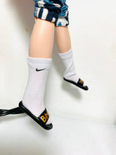 Load image into Gallery viewer, White socks for Ken doll

