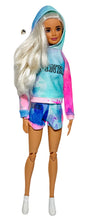 Load image into Gallery viewer, Tie dye hoodie and matching shorts
