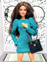 Load image into Gallery viewer, Black purse for Barbie luxury purse
