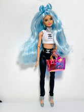 Load image into Gallery viewer, Black leggings for Barbie with logo
