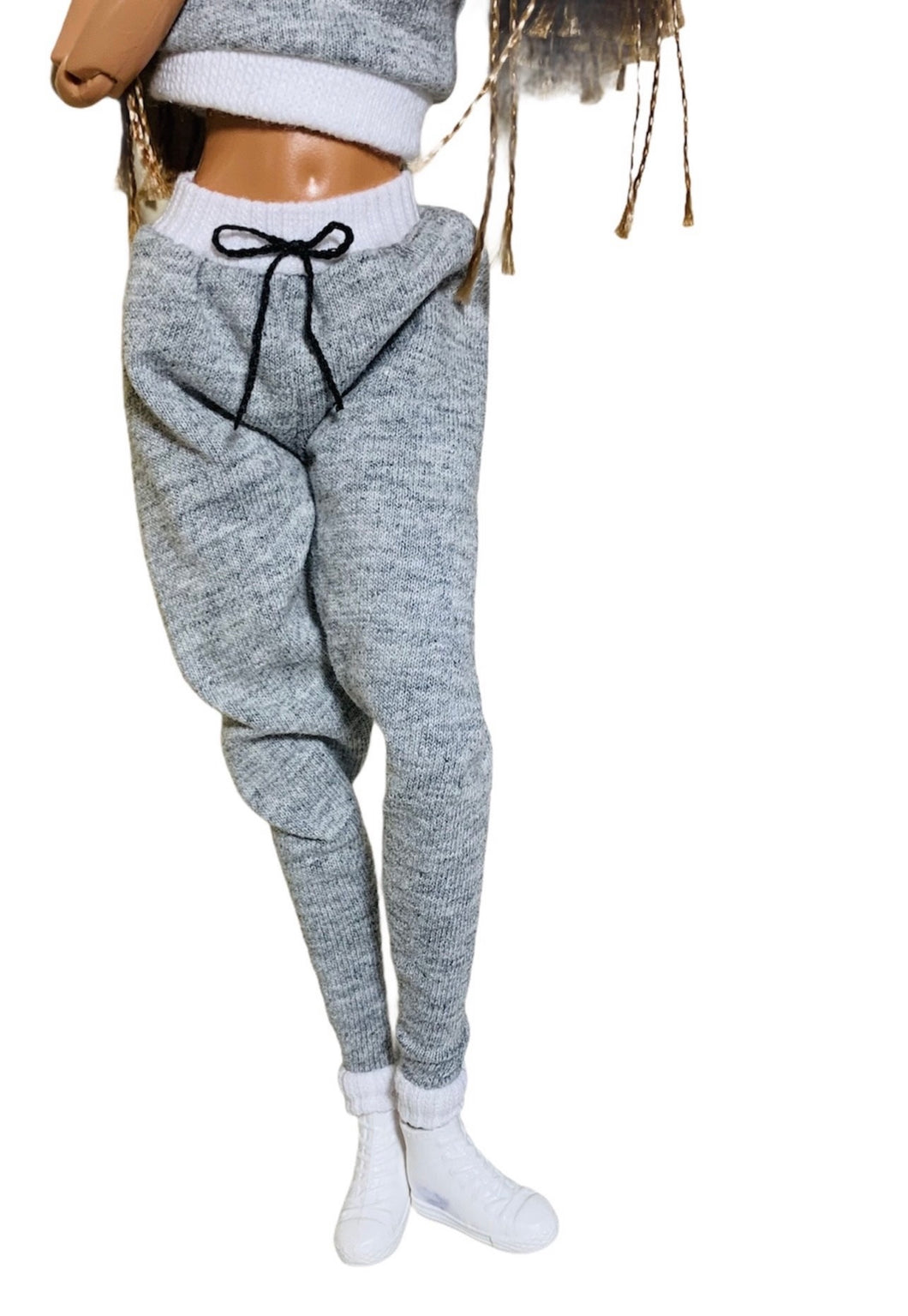 Grey sweatpants for Barbie Doll