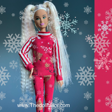 Load image into Gallery viewer, Christmas pajama for Barbie
