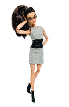 Load image into Gallery viewer, Black and Grey dress for Barbie dolls

