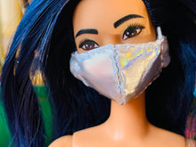 Load image into Gallery viewer, Holographic Barbie Doll face mask
