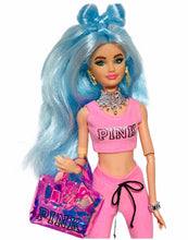 Load image into Gallery viewer, Pink crop top for Barbie Dolls with logo
