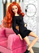 Load image into Gallery viewer, Black dress for Barbie Basic dress for dolls
