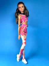 Load image into Gallery viewer, Tie dye yoga pants and crop top for fashion dolls
