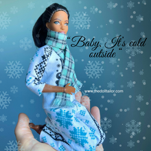 Load image into Gallery viewer, Flannel scarves winter scarf for fashion dolls

