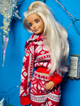 Load image into Gallery viewer, Flannel sweatpants and hoodie for fashion dolls
