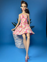Load image into Gallery viewer, Floral dress for fashion doll 1:6 scale doll dress
